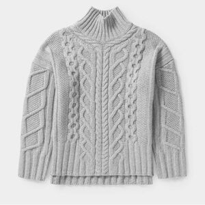 Everlane Wool Cashmere Fisherman Sweater, XS